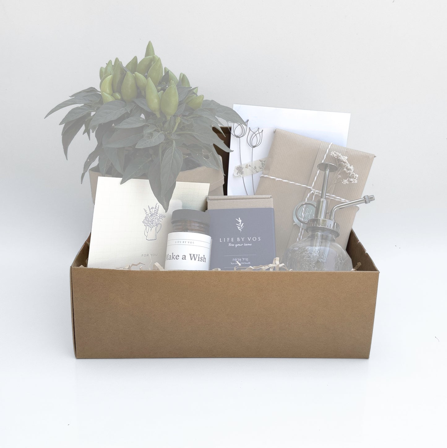 קופסת קרטון חומה