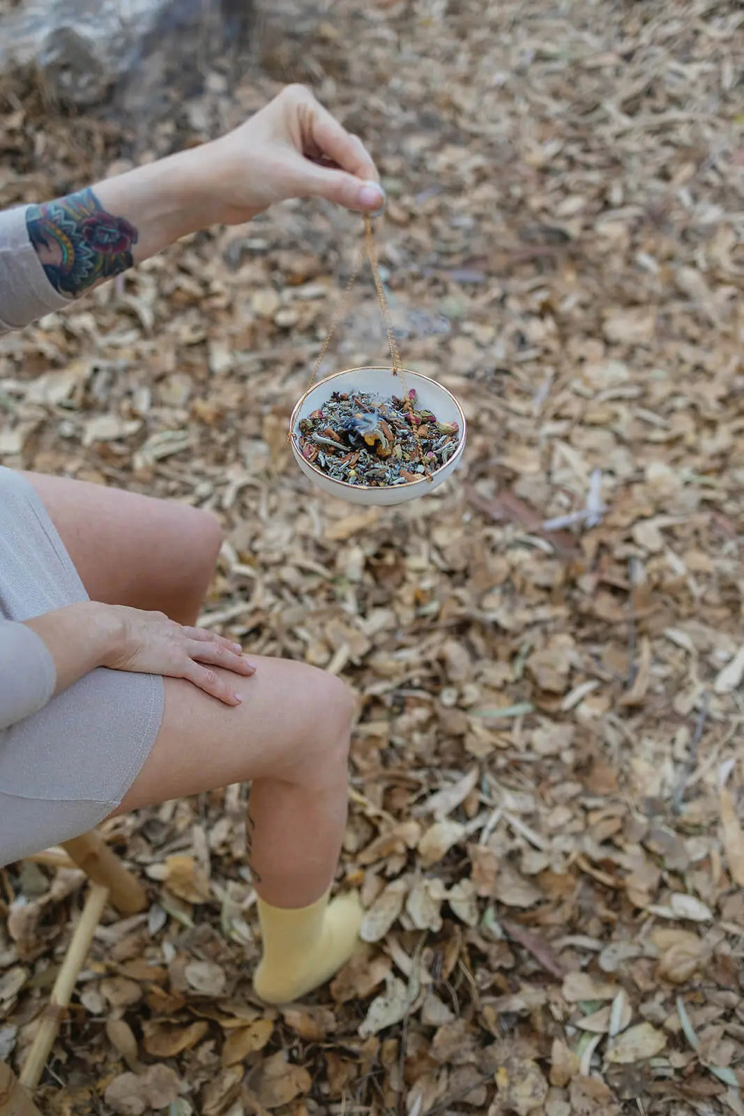 ערכה לטיהור הבית עם עיטור זהב