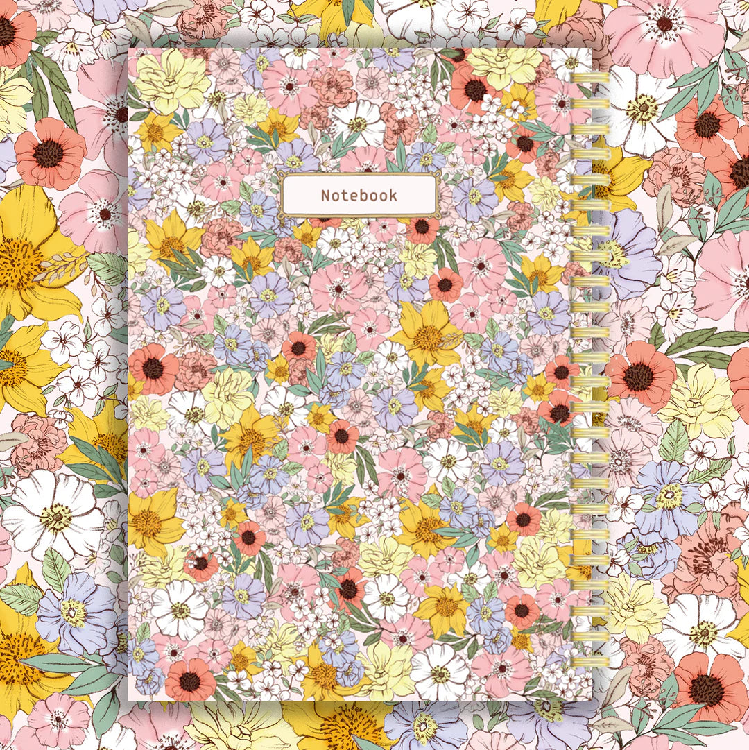 מחברת ספירלה: Flowers A4