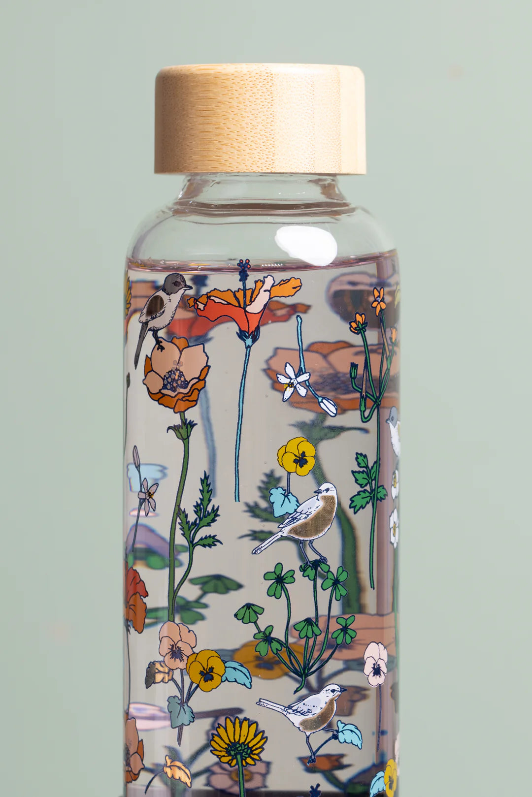 בקבוק זכוכית: Flora & Fauna Bird
