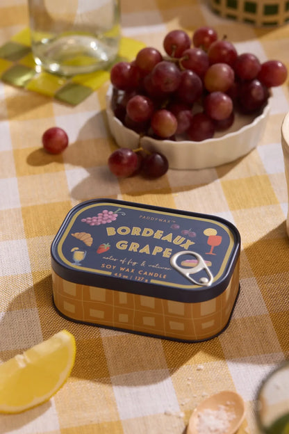 נר Tin, Bordeaux Grape