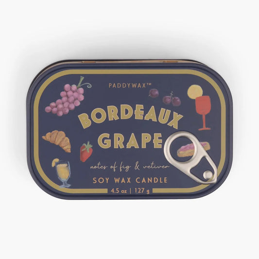 נר Tin, Bordeaux Grape