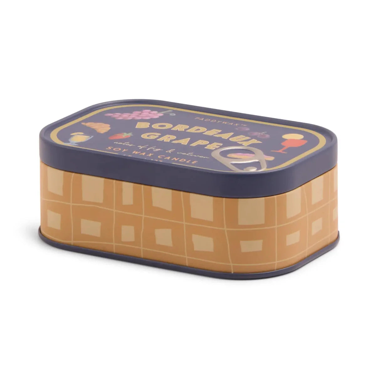 נר Tin, Bordeaux Grape