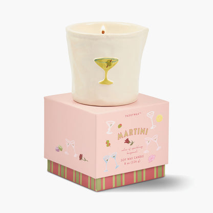 נר קרמיקה ריחני 'Martini'