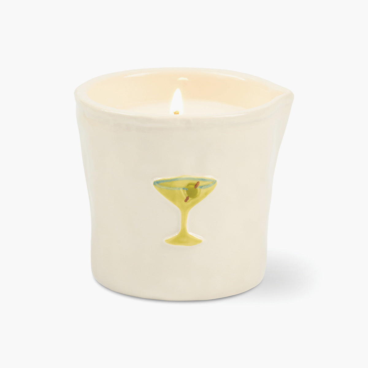 נר קרמיקה ריחני 'Martini'