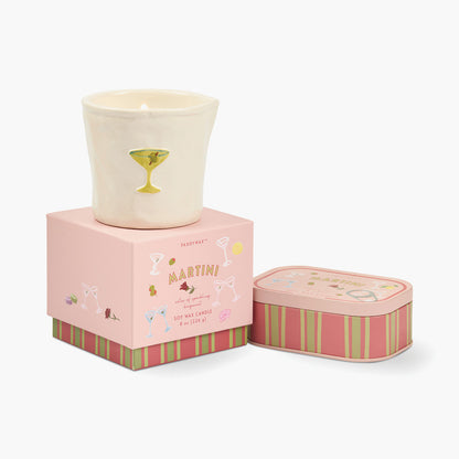 נר קרמיקה ריחני 'Martini'