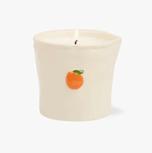 נר קרמיקה ריחני 'Orange Citrus Spritz'