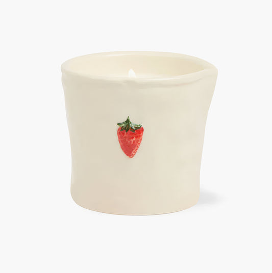 נר קרמיקה ריחני 'Strawberry'