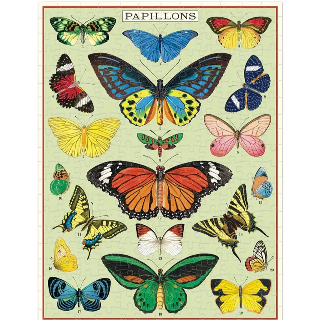 מיני-פאזל 240 חלקים: Butterflies