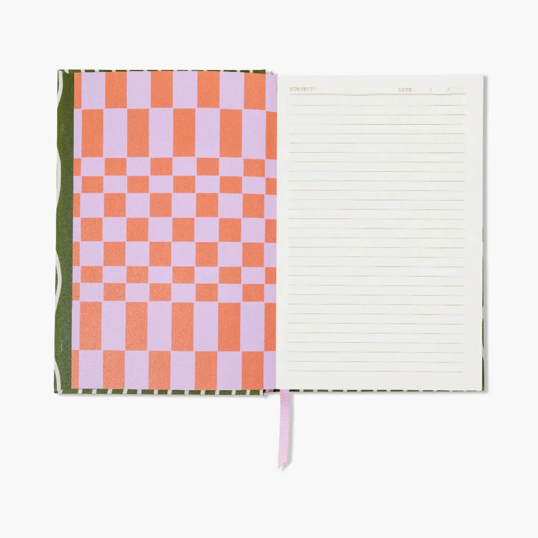 מחברת שורה: Framed Floral Coneflower