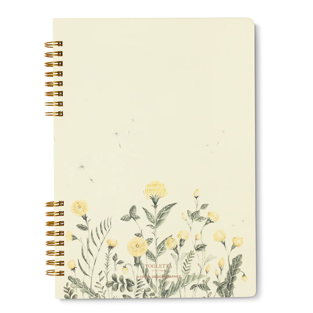 מחברת ספירלה חלקה: Camomile