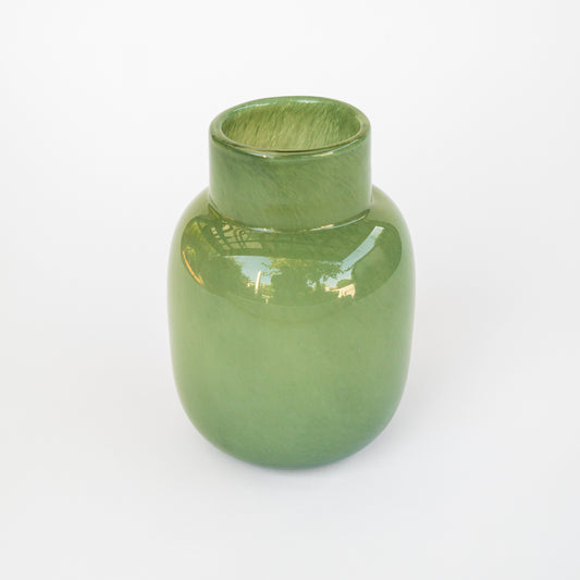 אגרטל זכוכית ירוק