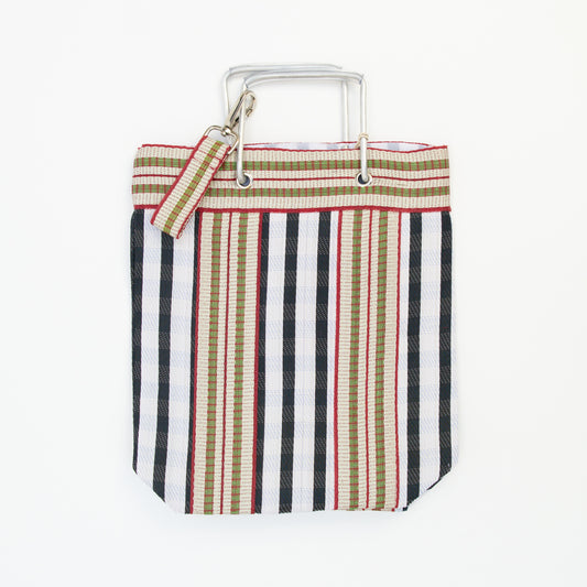 S סל פסים עם ידיות