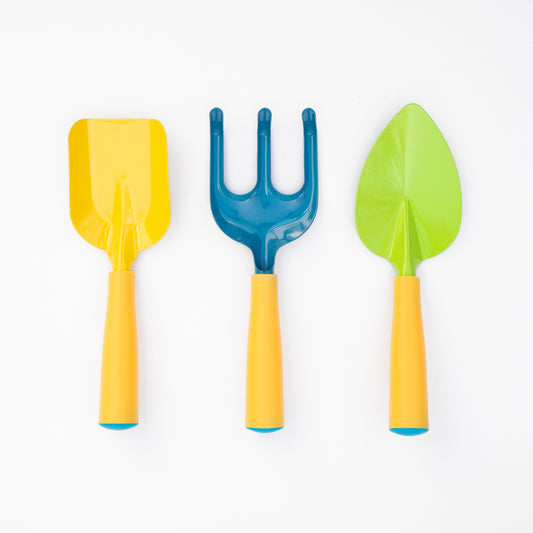 סט כלי גינון לילדים - 3 חלקים