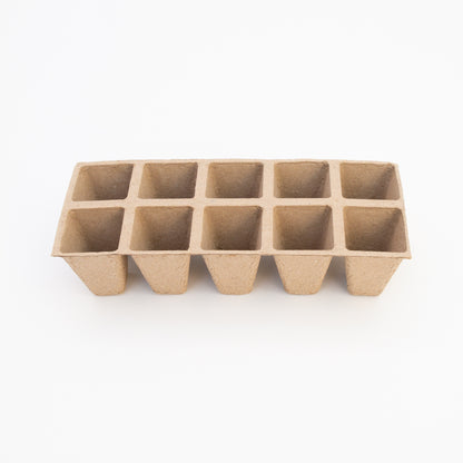 מגש שתילה מתכלה לזריעה – 10 תאים