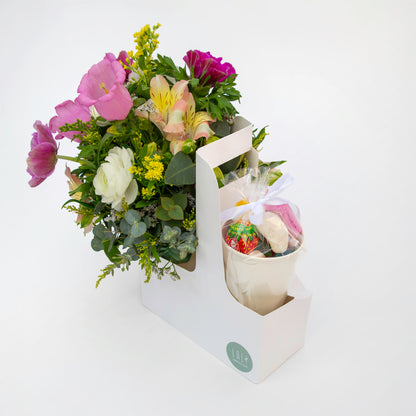 מארז ממתק ופרח