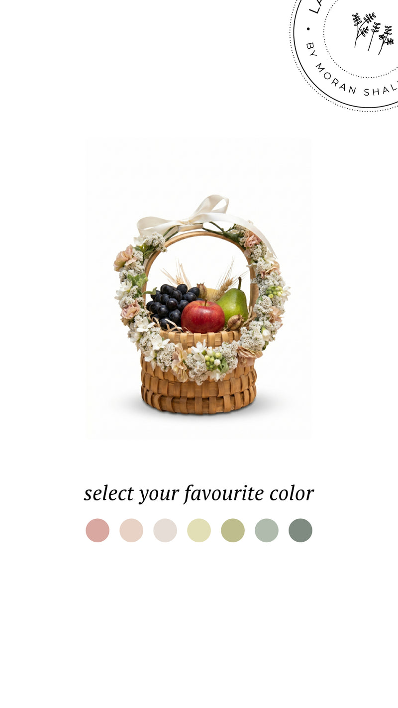 Video showing floral crown options