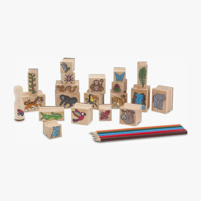 סט חותמות ענק - יער הגשם מבית מליסה ודאג Melissa And Doug