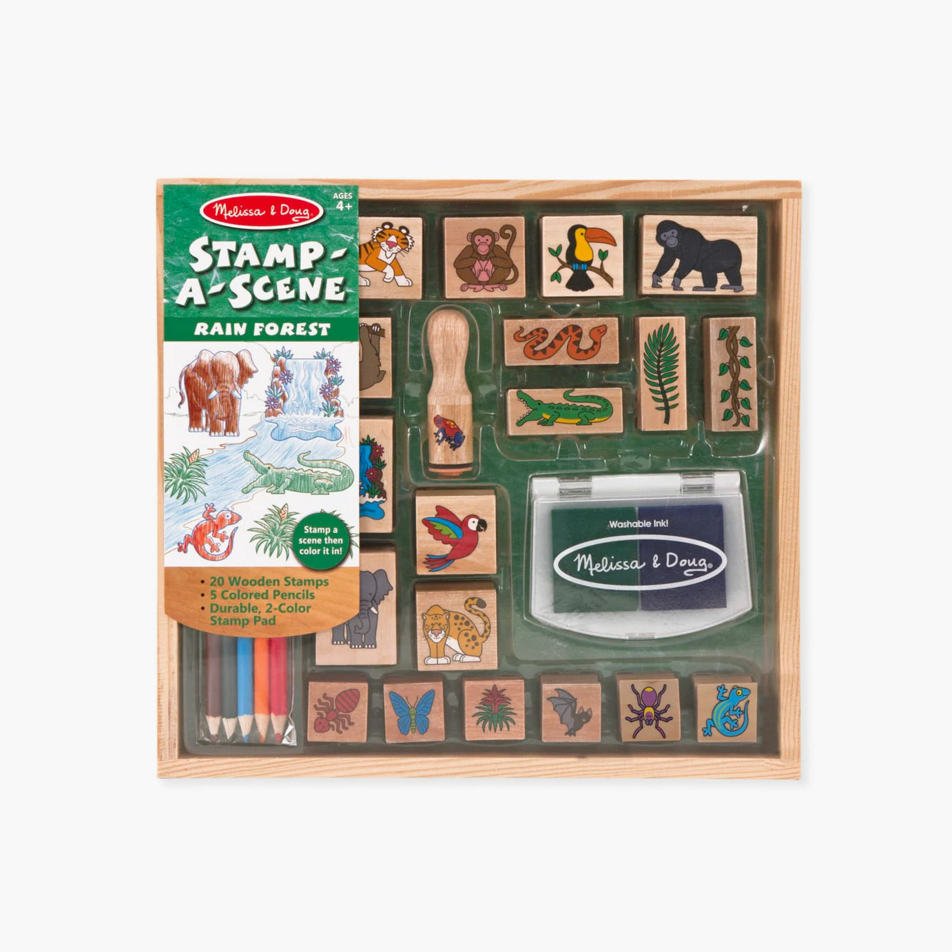 סט חותמות ענק - יער הגשם מבית מליסה ודאג Melissa And Doug