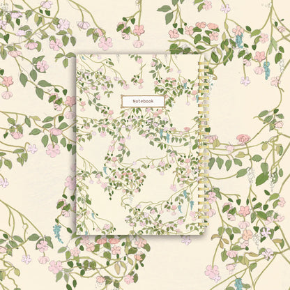 מחברת ספירלה: Floral Vines