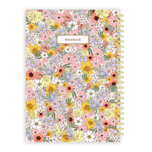 מחברת ספירלה: Flowers A4